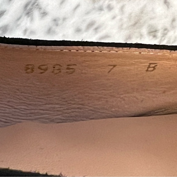 New French Sole Suede Wedge Pumps “Clap” Sz 7 - Picture 11 of 12